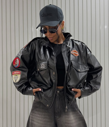 جکت ریسی چرم