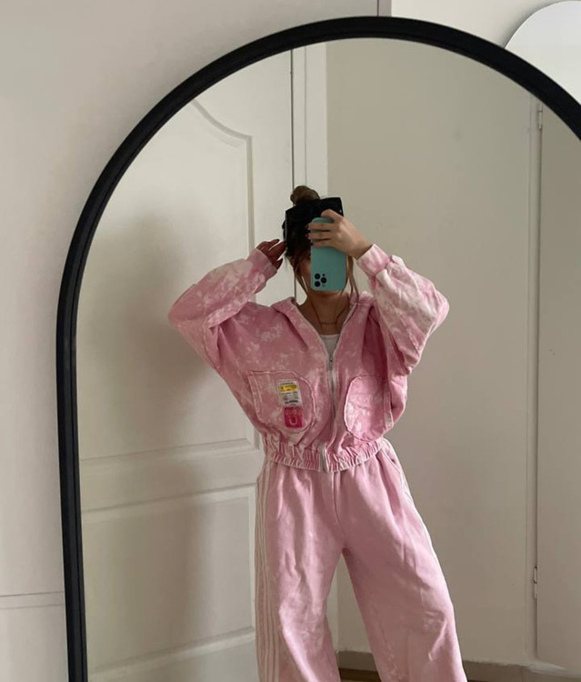 سویشرت سنگشور صورتی