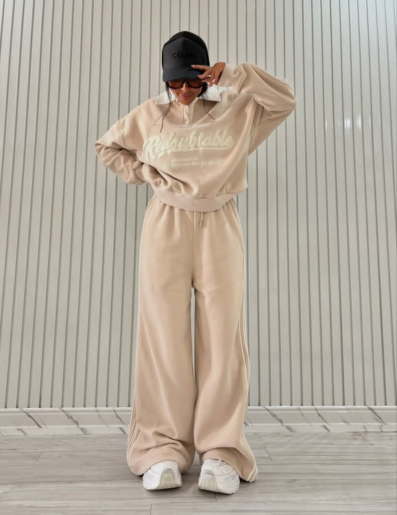 ست دورس یقه دار ترک