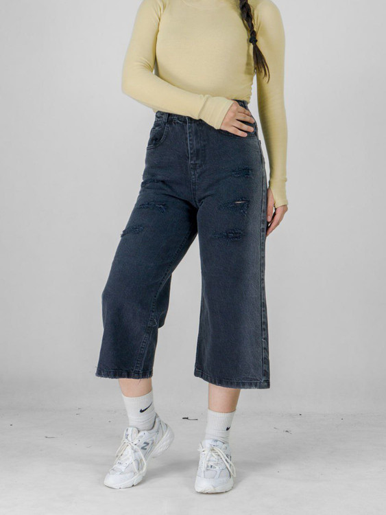 بگ کراپ دخترانه ذغالی