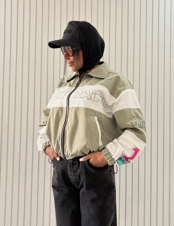 جکت موتو ریس فراری سبز بامبر خارجی